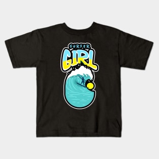 SURFER Girl Surf Life Kids T-Shirt